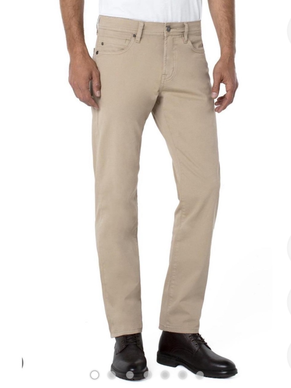 Liverpool Men's Regent Relaxed Straight Jeans size 34x32 NWT Natural